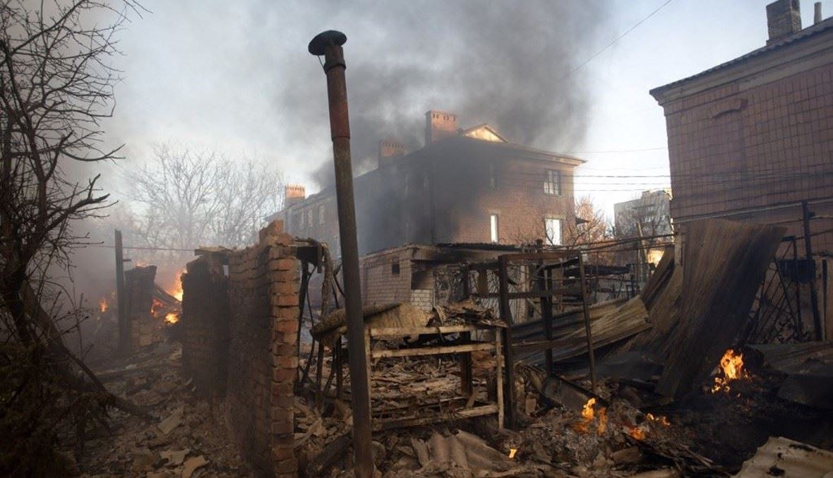قصف أوكراني يطال دونيتسك