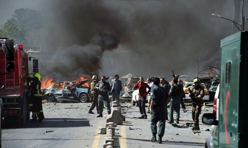 انفجار قرب وزارة الخارجية الأفغانية في كابول وأكثر من 20 إصابة