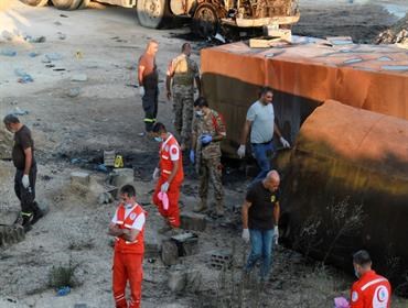 انفجار عكار شمالي لبنان.. خزان وقود يُحدث مجزرة