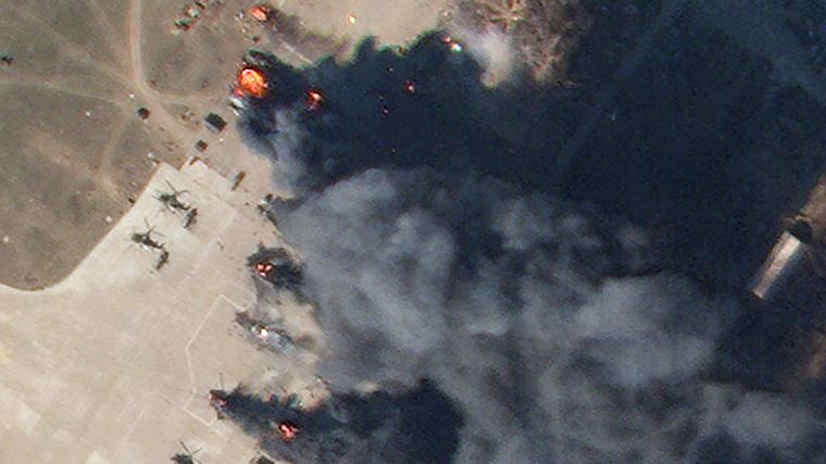 هجمات صاروخية روسية تطال مطارات أوكرانية
