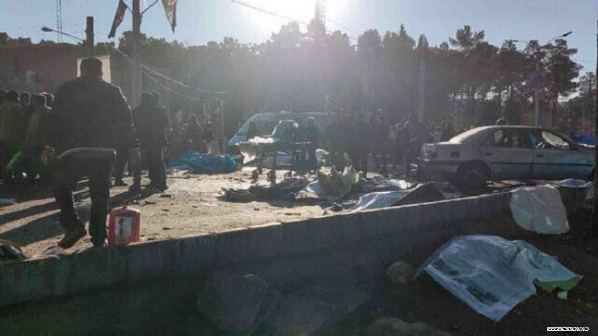 الإيرانيون يشيعون ضحايا تفجيري كرمان