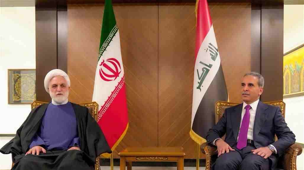 رئيس السلطة القضائية في إيران يلتقي مرجعيات عراقية   
