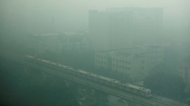 تلوث الهواء أمام مستويات مثيرة للقلق في الهند ... والمدارس تغلق أبوابها!