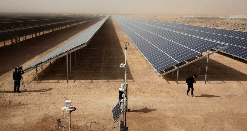 بين إسرائيل والإمارات والأردن .. مزرعة طاقة شمسية عملاقة!