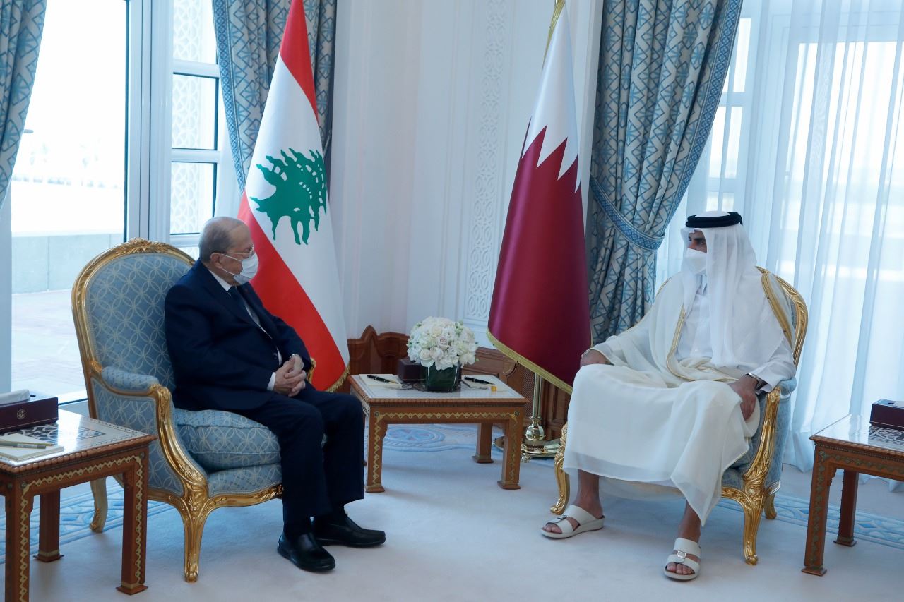 الرئيس اللبناني من قطر: لا أتدخل في القضاء والتمديد غير وارد!