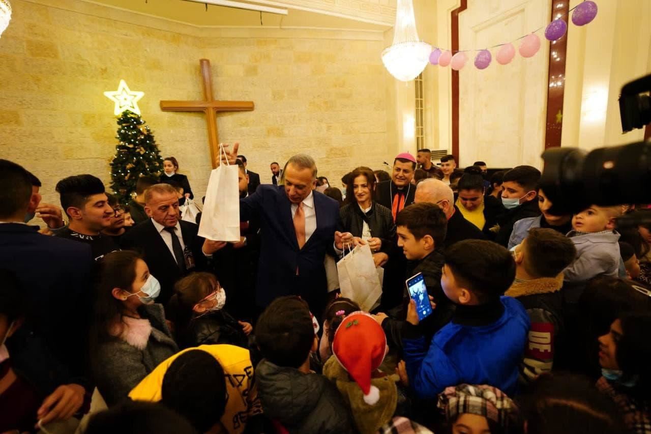 الكاظمي في الميلاد: "لا يمكن تخيل هوية العراقيين بدون المسيحيين"
