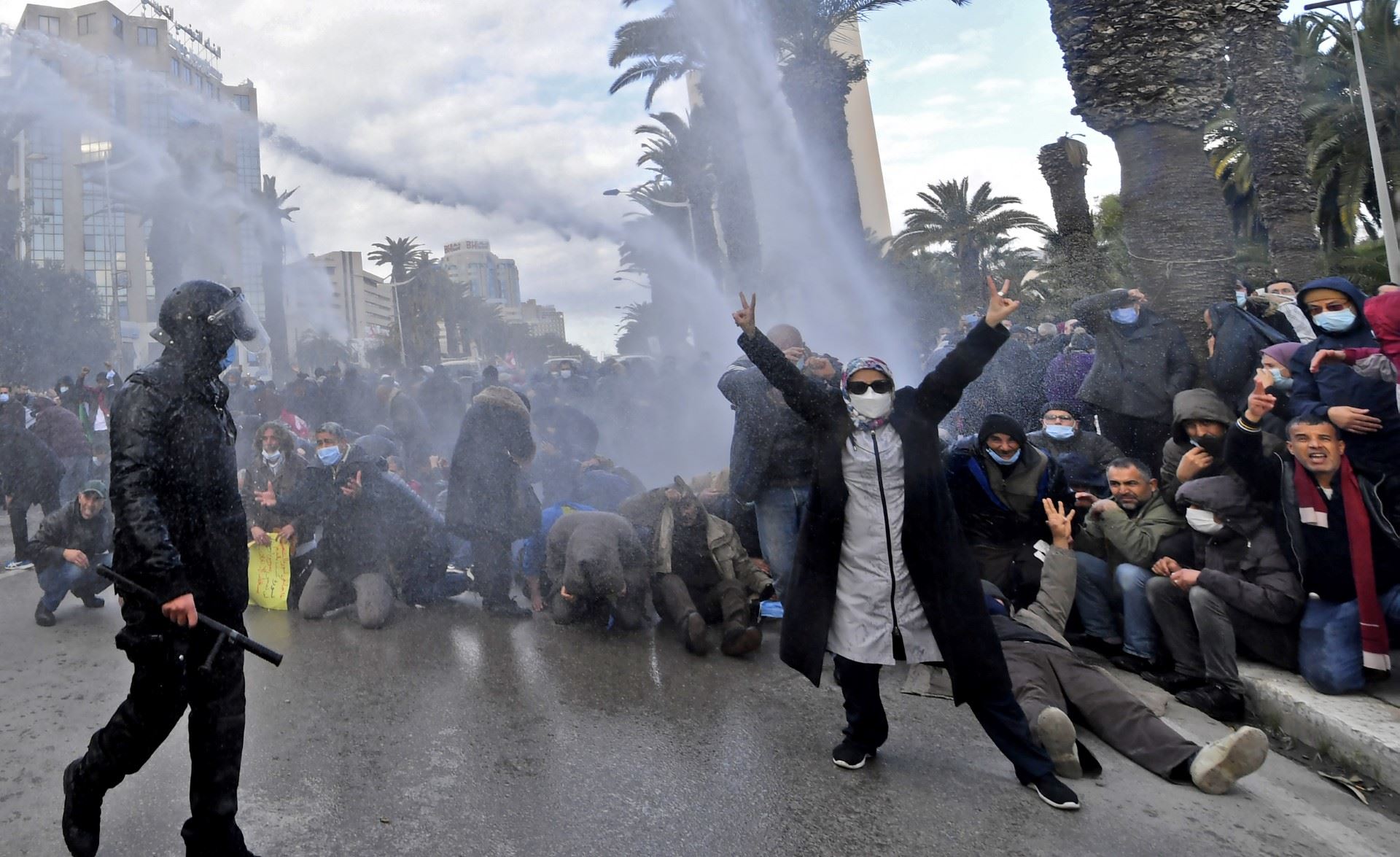 تنديد بـ"القمع البوليسي" لتظاهرة سلمية قي تونس