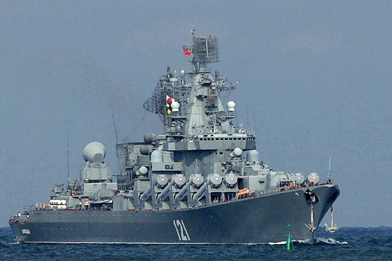 غرق سفينة القيادة الروسية .. نكسة كبيرة لروسيا 