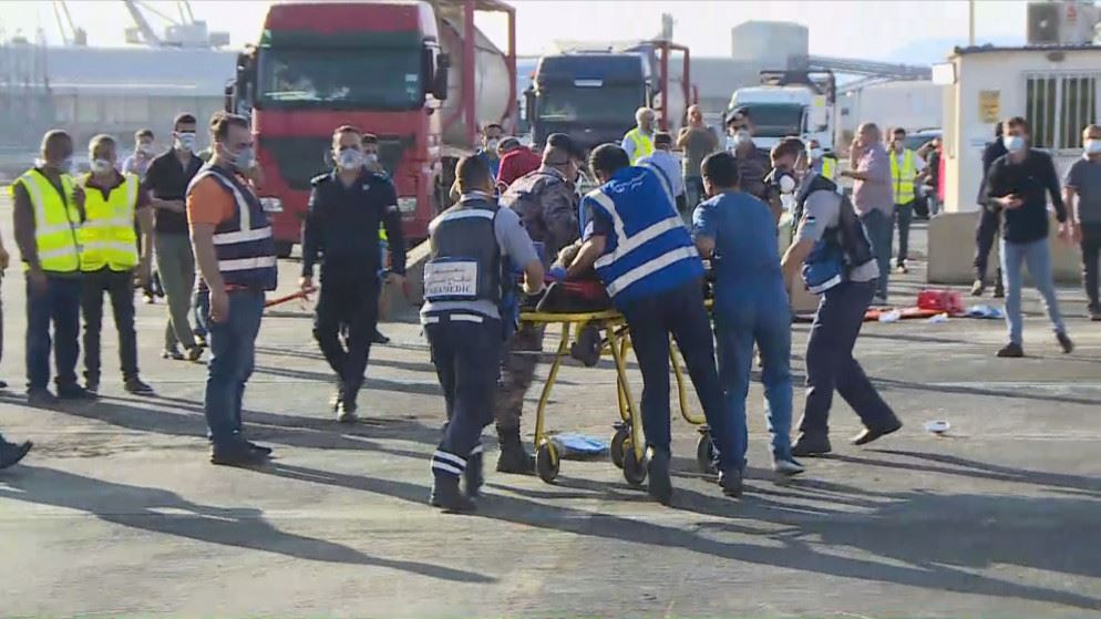 بالفيديو: وفيات وإصابات بتسرب غاز سام في ميناء العقبة الاردني